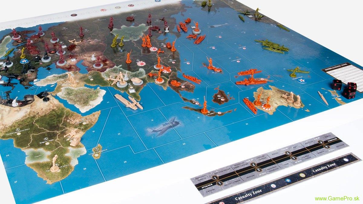 Avalon Hill stolová hra Axis and Allies 1942 2nd Edition (English Version)