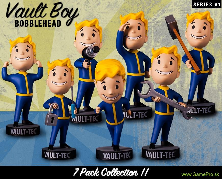 Fallout 76 Bobble-Heads 13 cm Vault-Tec Vault Boys Series 1 7-Pack