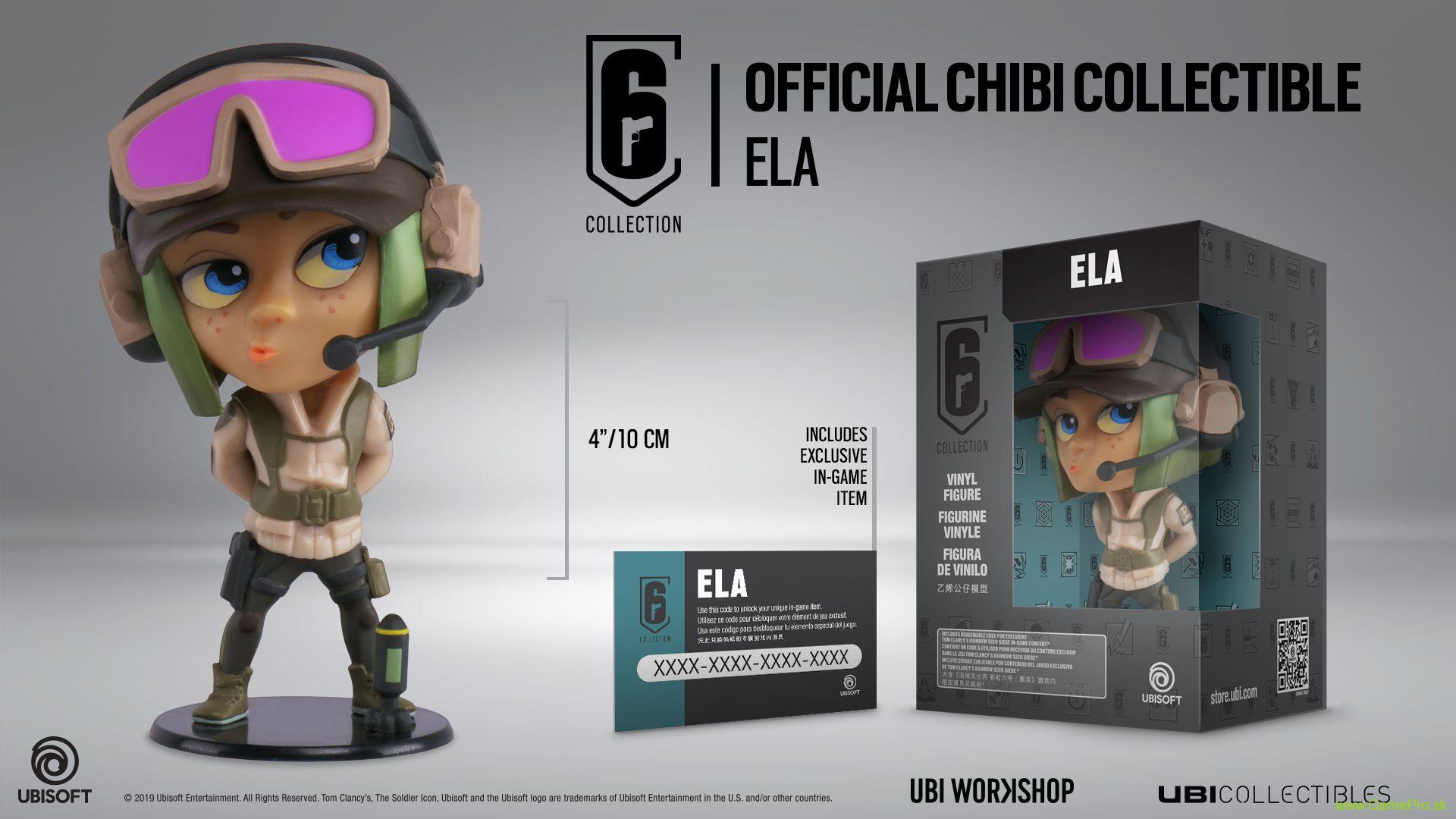 Rainbow Six Siege Chibi Figurine - Ela