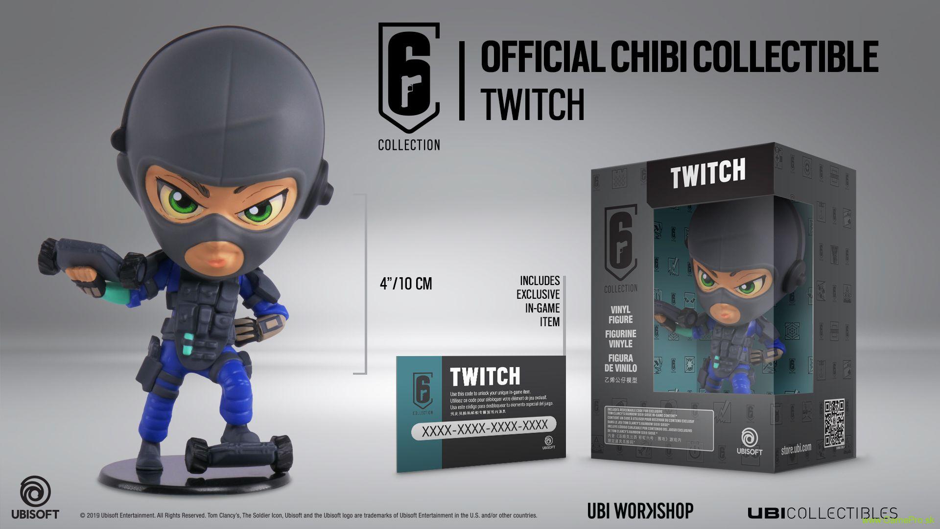 Rainbow Six Siege Chibi Figurine - Twitch