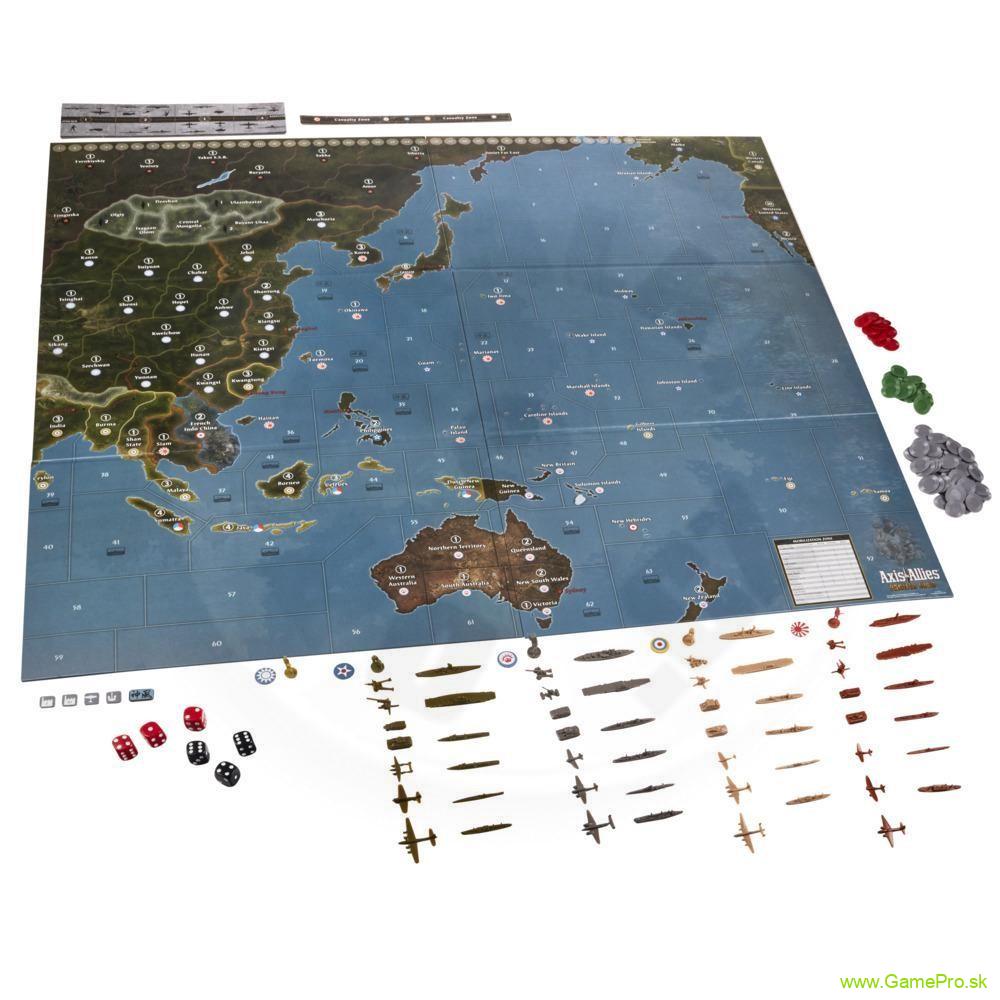 Avalon Hill stolová hra Axis and Allies Pacific (English Version)