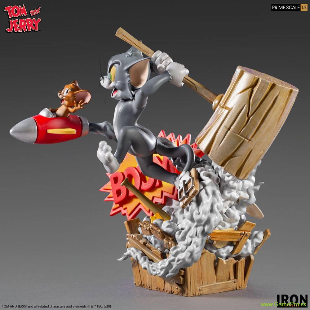 Tom and Jerry Prime Scale socha 1/3 Tom and Jerry 21 cm