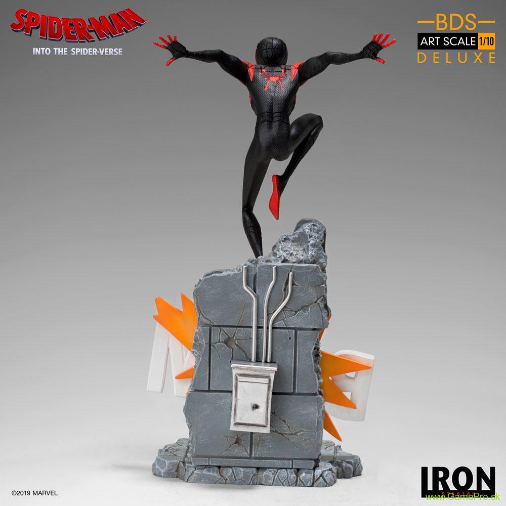 Spider-Man - Into the Spider-Verse BDS Art Scale Deluxe socha 1/10 Miles Morales 22 cm