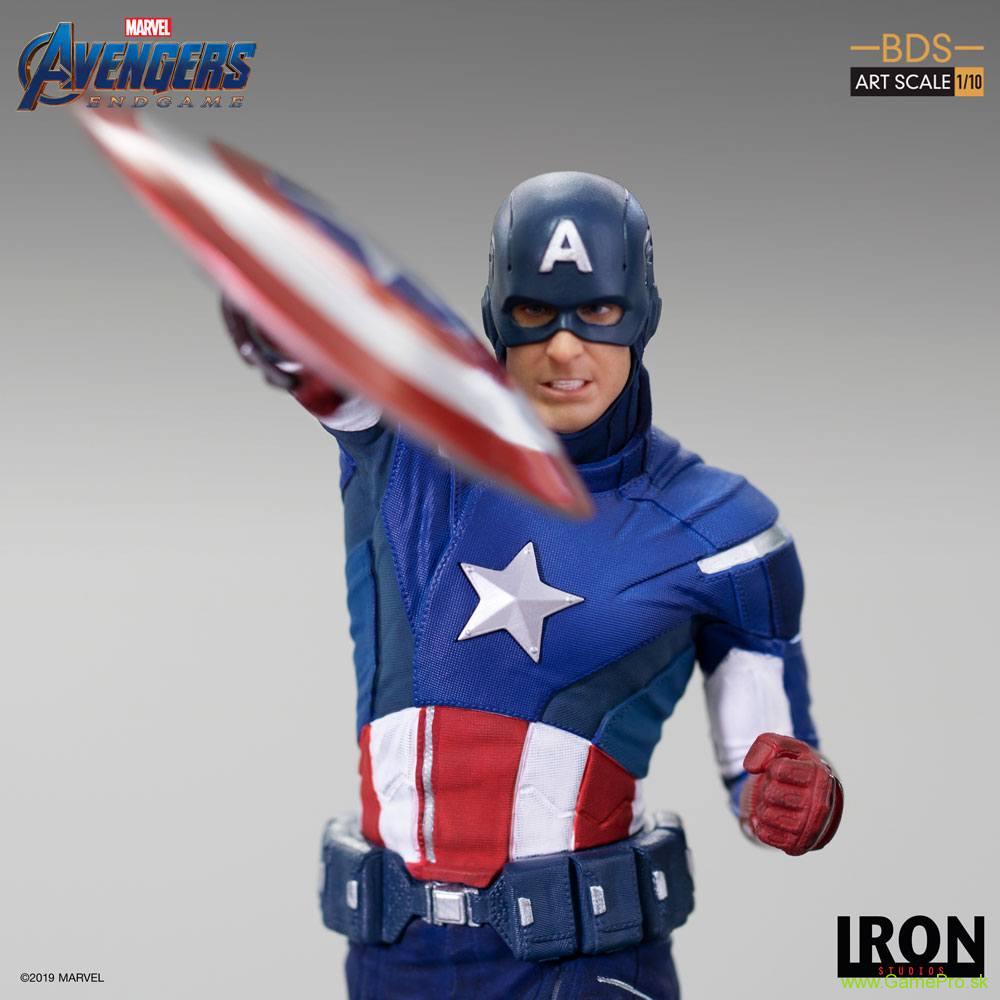 Avengers Endgame BDS Art Scale socha 1/10 Captain America 21 cm