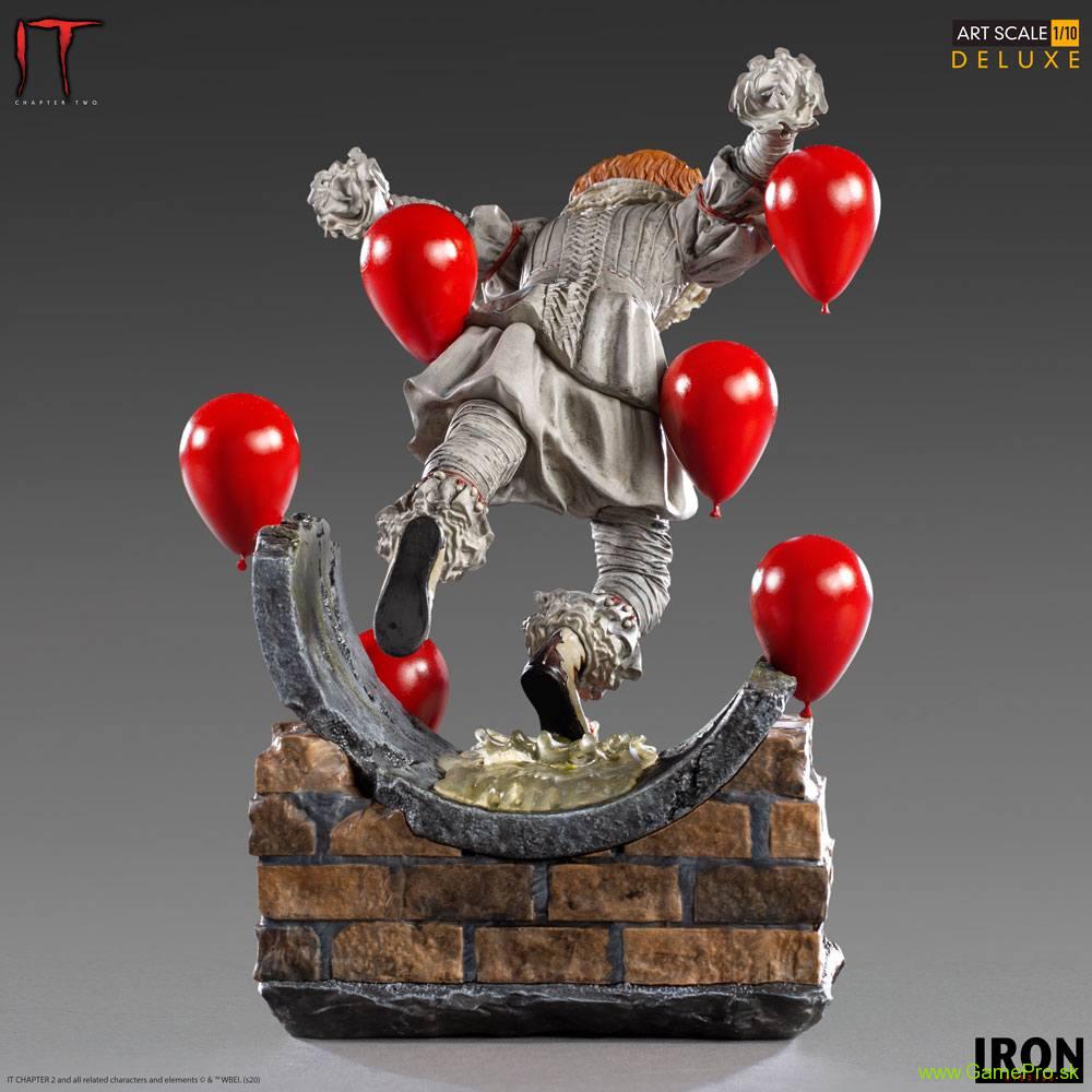 It Chapter Two Deluxe Art Scale socha 1/10 Pennywise 21 cm