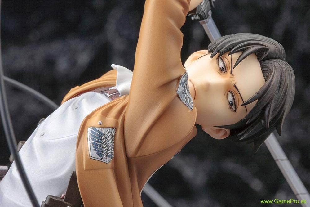 Attack on Titan ARTFXJ socha 1/8 Levi Renewal Package Ver. 28 cm