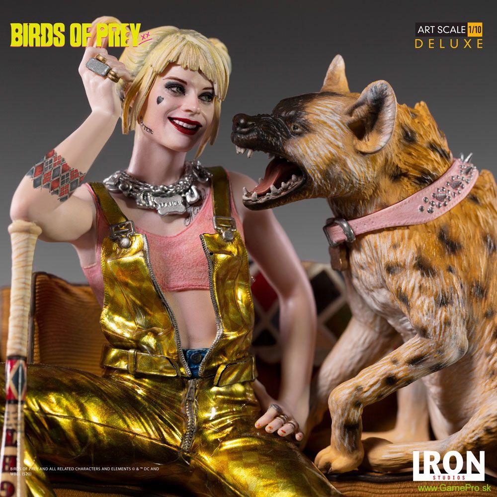 Birds of Prey Deluxe Art Scale socha 1/10 Harley Quinn and Bruce 13 cm