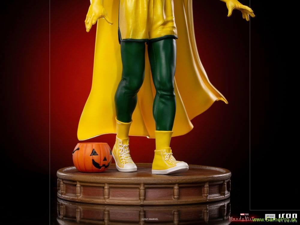 WandaVision Art Scale socha 1/10 Vision Halloween Version 22 cm