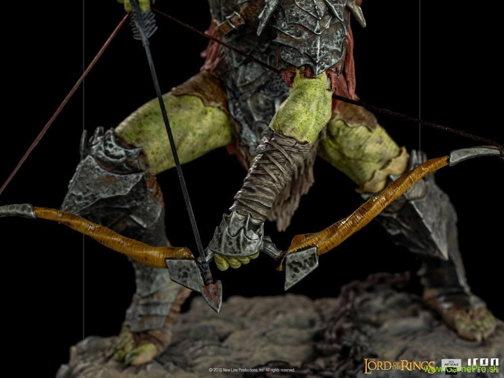 Lord Of The Rings BDS Art Scale socha 1/10 Archer Orc 16 cm