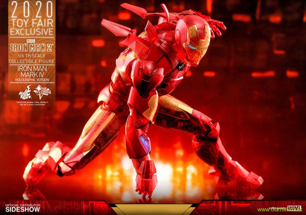 Iron Man 2 MM akčná figúrka 1/6 Iron Man Mark IV (Holographic Version) 2020 Toy Fair Exclusive 30 cm