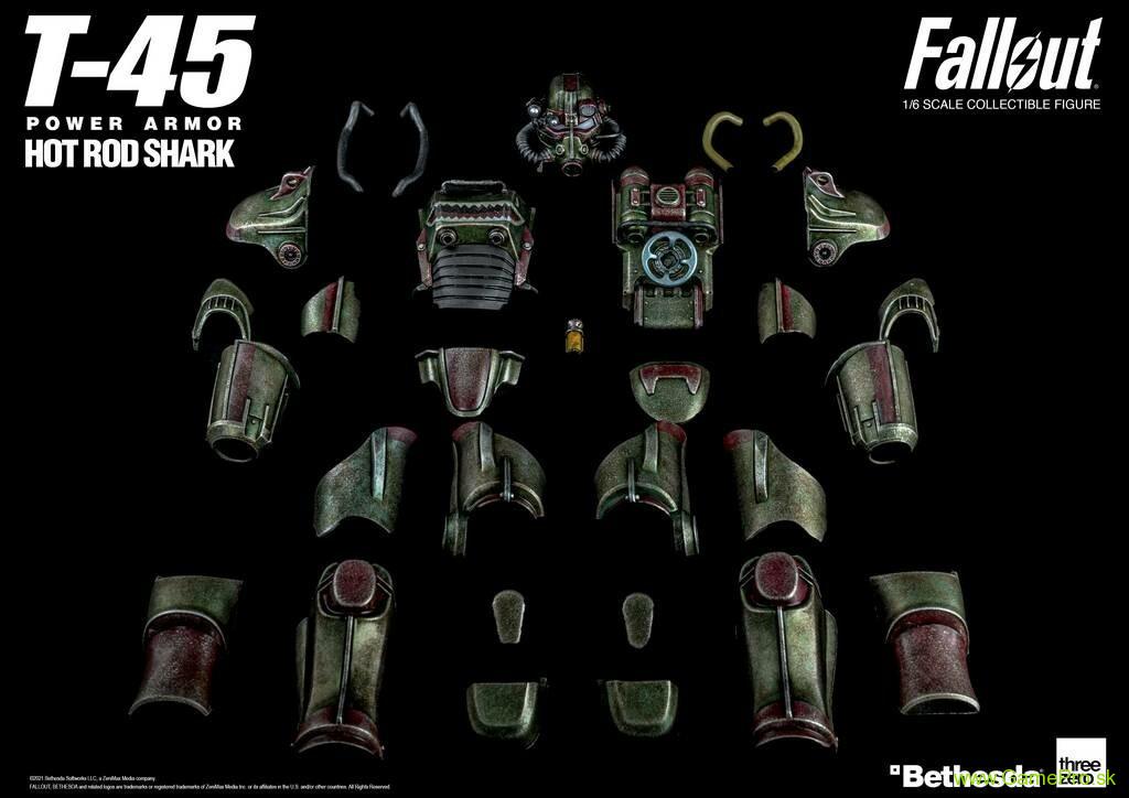 Fallout T-45 Hot Rod Shark 1/6 Scale Armor Pack