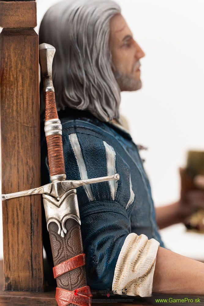 Witcher 3 Wild Hunt Blood and Wine socha 1/6 Geralt 29 cm