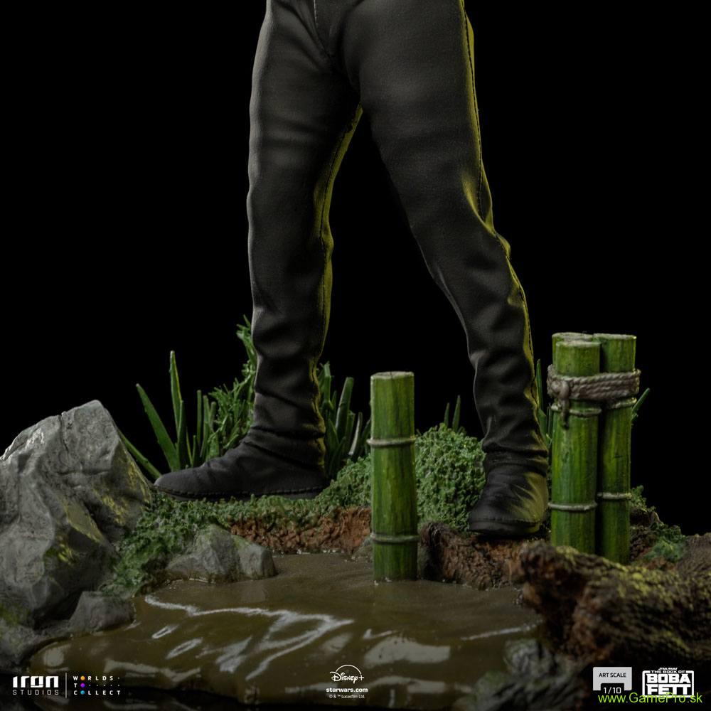 Star Wars Book of Boba Fett Art Scale socha 1/10 Luke Skywalker and Grogu Training 20 cm