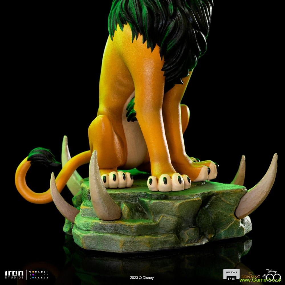 Lion King Art Scale socha 1/10 Scar Regular 16 cm