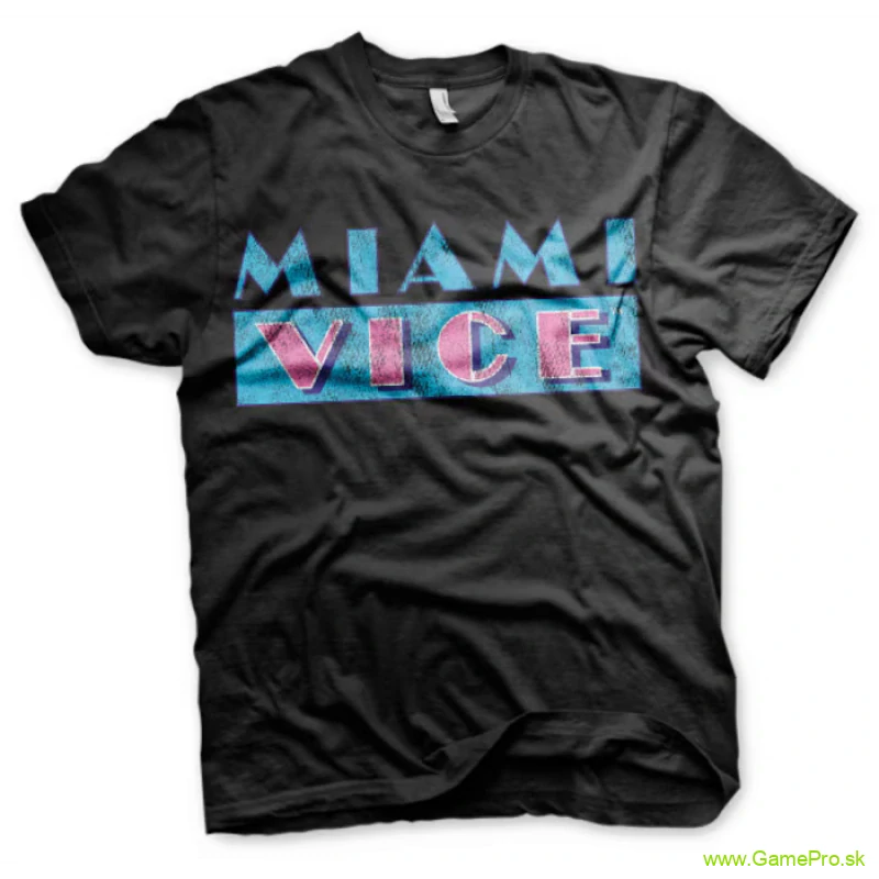 Miami Vice Distressed Logo (tričko)
