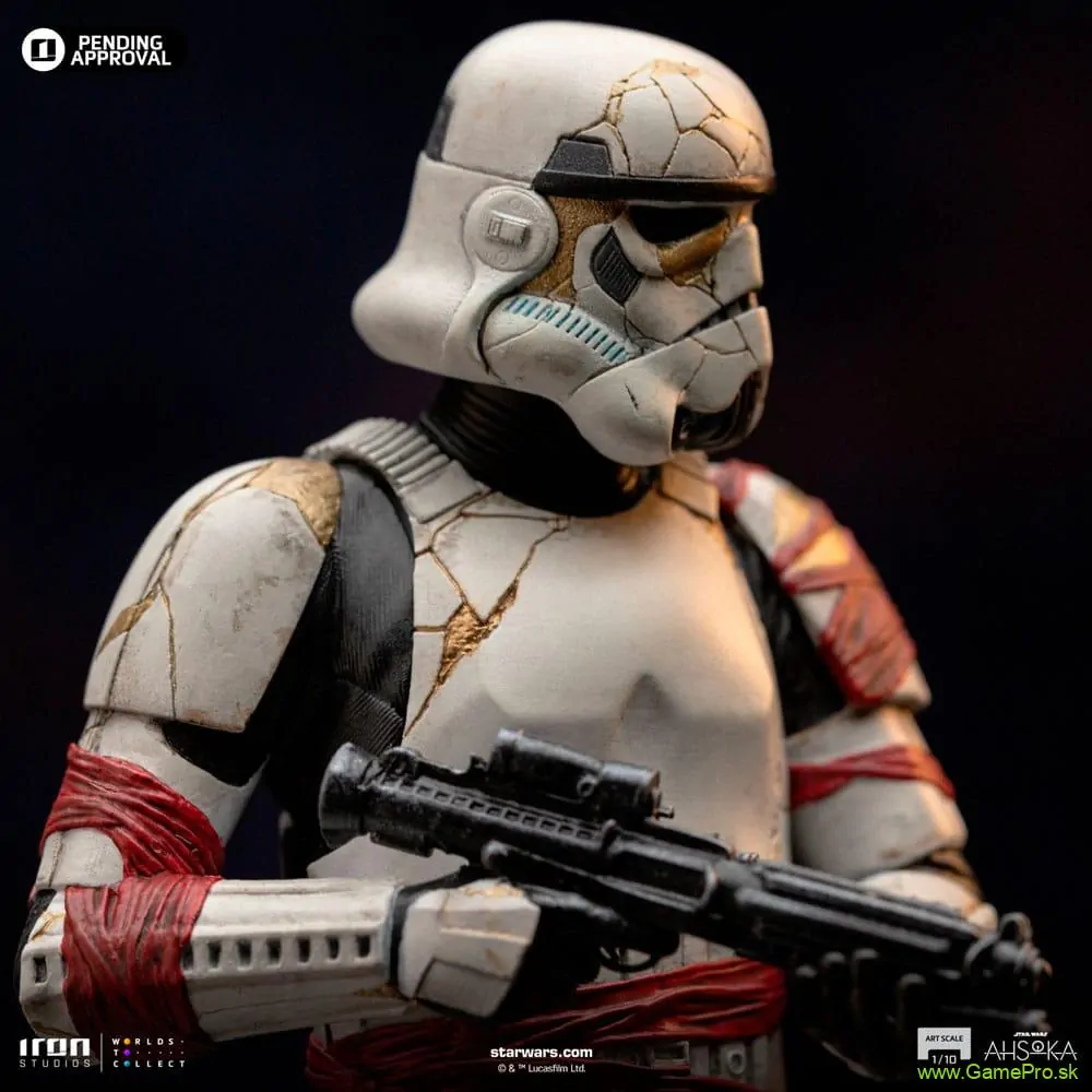 Star Wars Ahsoka Art Scale socha 1/10 Night Trooper 21 cm