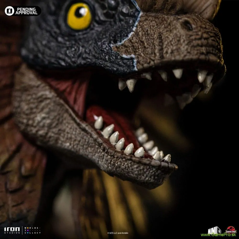 Jurassic Park Mini Co. PVC socha Dilophosaurus 12 cm