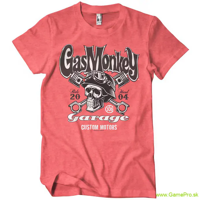 Gas Monkey Garage Custom Motors Skull (T-Shirt)