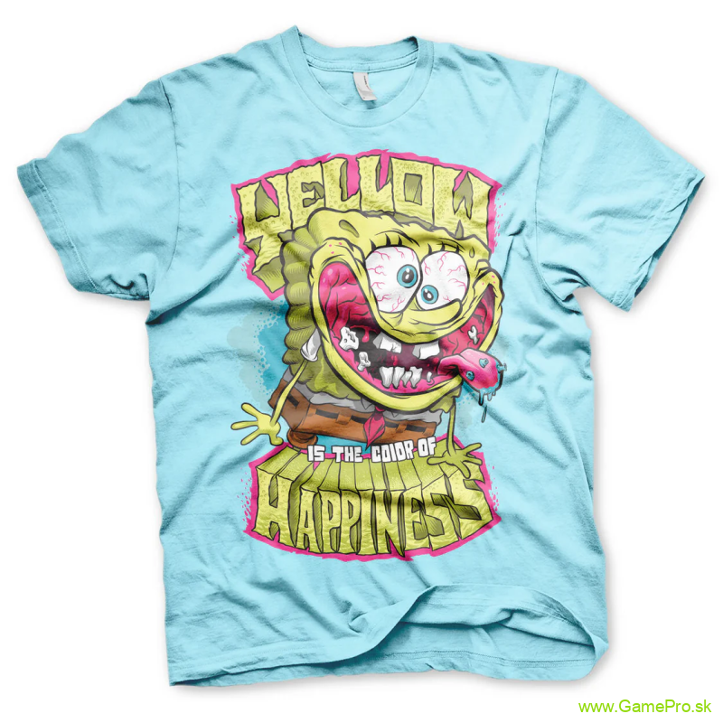 SpongeBob Squarepants Yellow Is The Color Of Happiness (tričko)