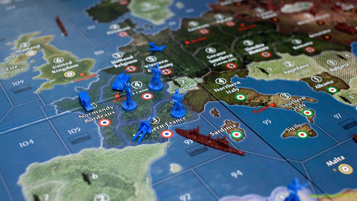 Avalon Hill stolová hra Axis and Allies Europe 1940 2nd Edition (English Version)
