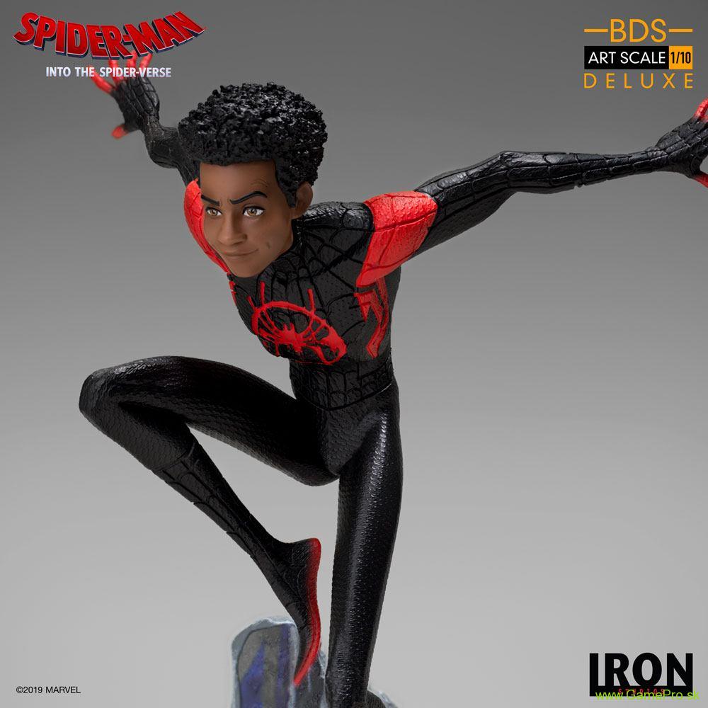 Spider-Man - Into the Spider-Verse BDS Art Scale Deluxe socha 1/10 Miles Morales 22 cm