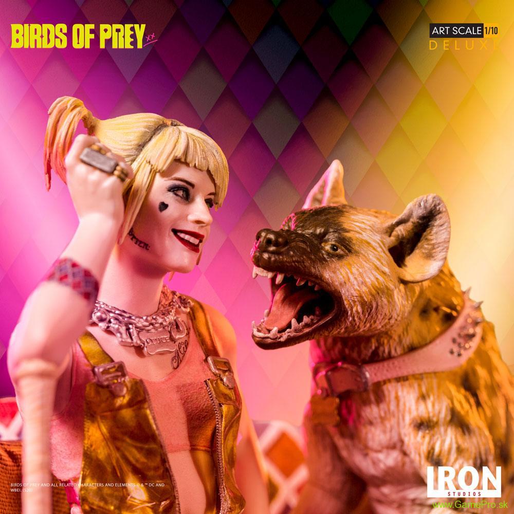 Birds of Prey Deluxe Art Scale socha 1/10 Harley Quinn and Bruce 13 cm