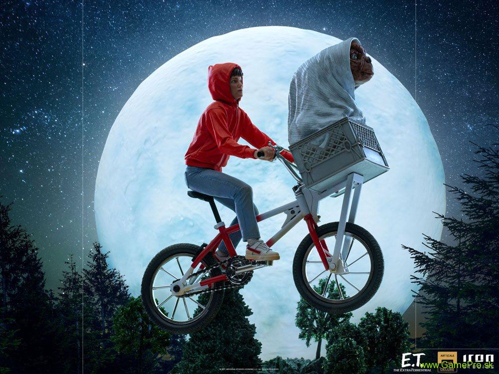 E.T. the Extra-Terrestrial Deluxe Art Scale socha 1/10 E.T. and Elliot 27 cm