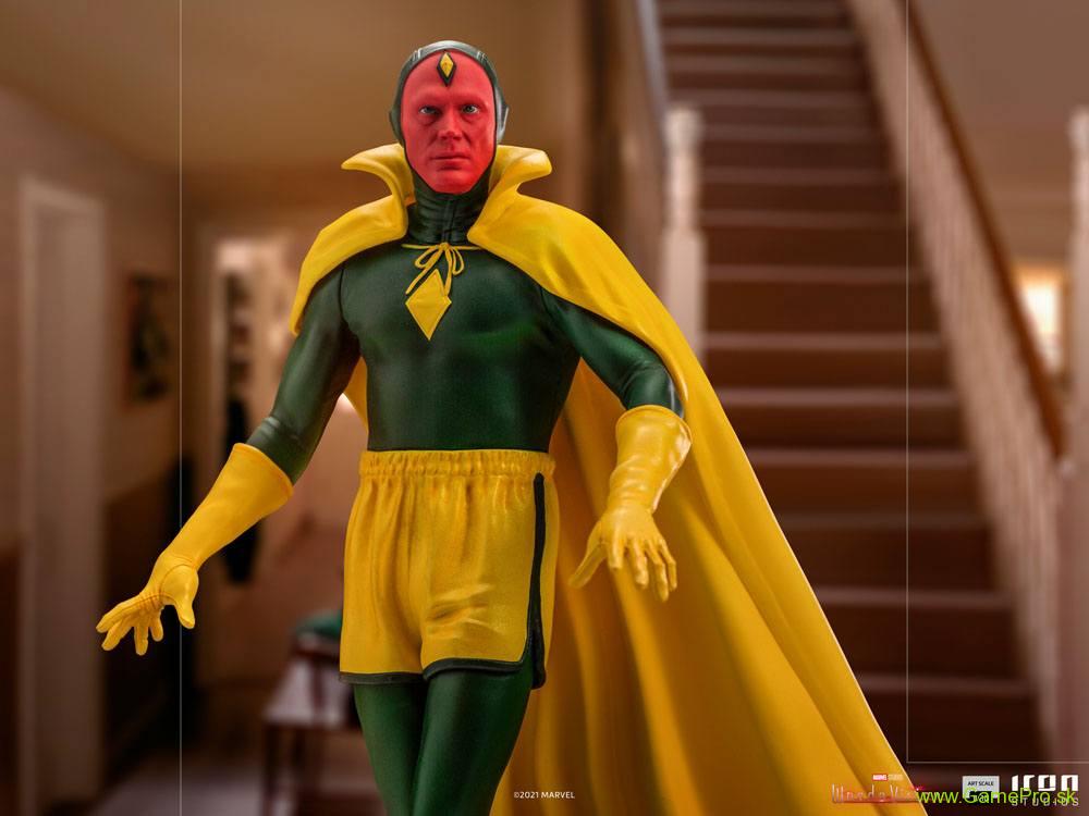 WandaVision Art Scale socha 1/10 Vision Halloween Version 22 cm