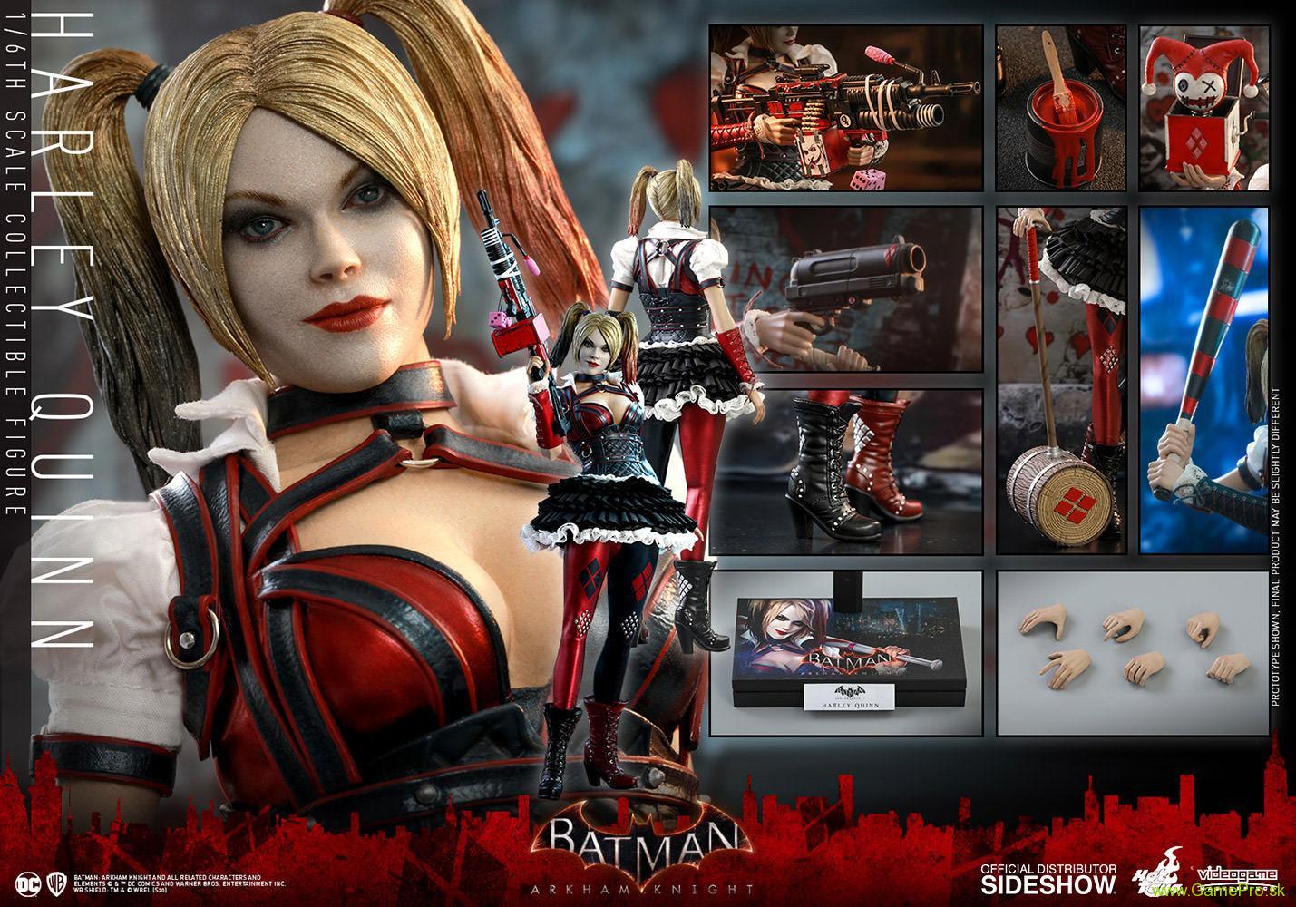 Batman Arkham Knight Videogame Masterpiece akčná figúrka 1/6 Harley Quinn 30 cm
