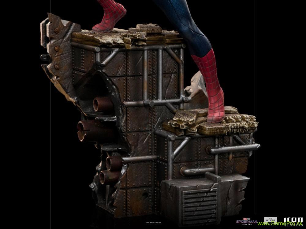 Spider-Man - No Way Home BDS Art Scale Deluxe socha 1/10 Spider-Man Peter 3 24 cm