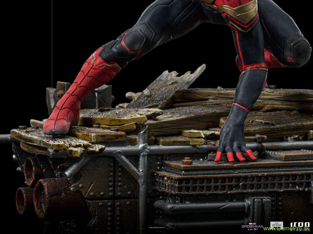 Spider-Man - No Way Home BDS Art Scale Deluxe socha 1/10 Spider-Man Peter 1 19 cm