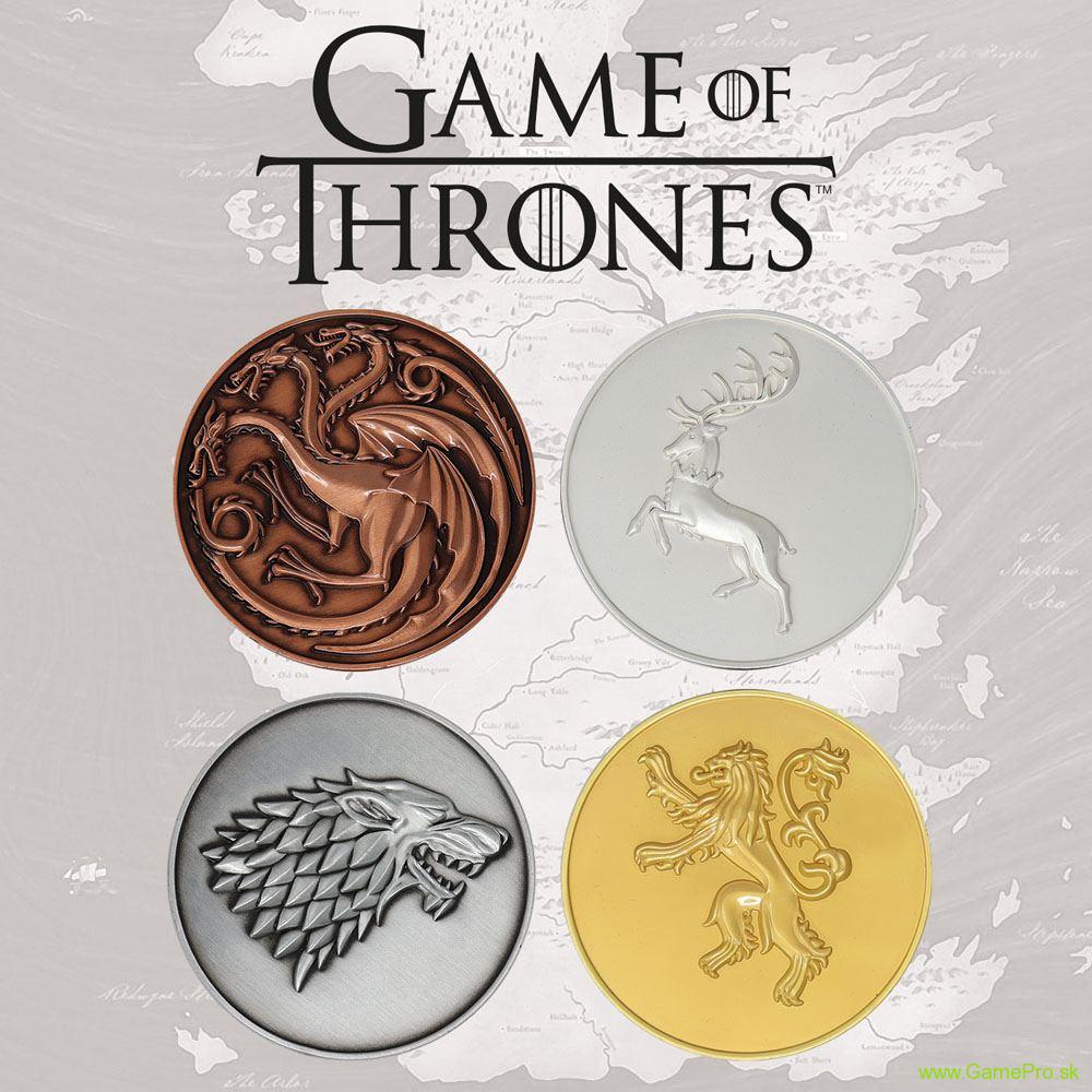 Game of Thrones Medallion Set Sigil Limited Edition