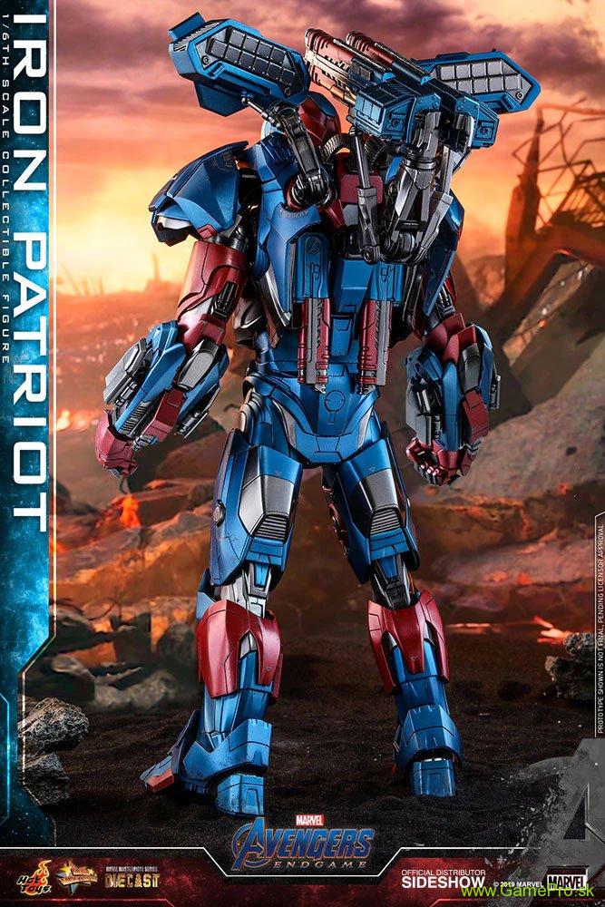 Avengers Endgame Movie Masterpiece Series Diecast akčná figúrka 1/6 Iron Patriot 32 cm