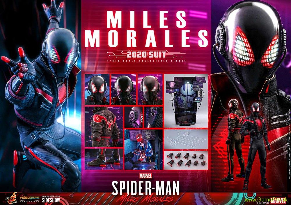 Marvels Spider-Man - Miles Morales Video Game Masterpiece akčná figúrka 1/6 Miles Morales (2020 Suit) 30 cm