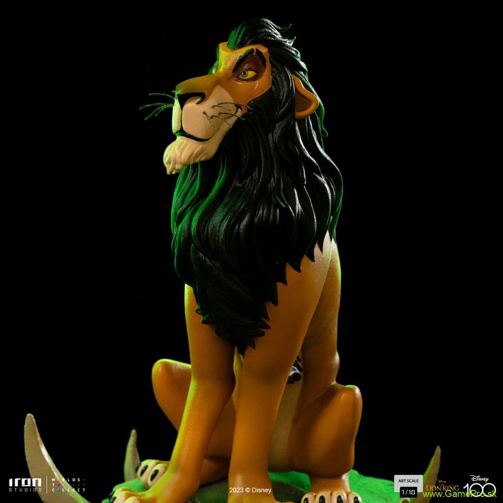 Lion King Art Scale socha 1/10 Scar Regular 16 cm