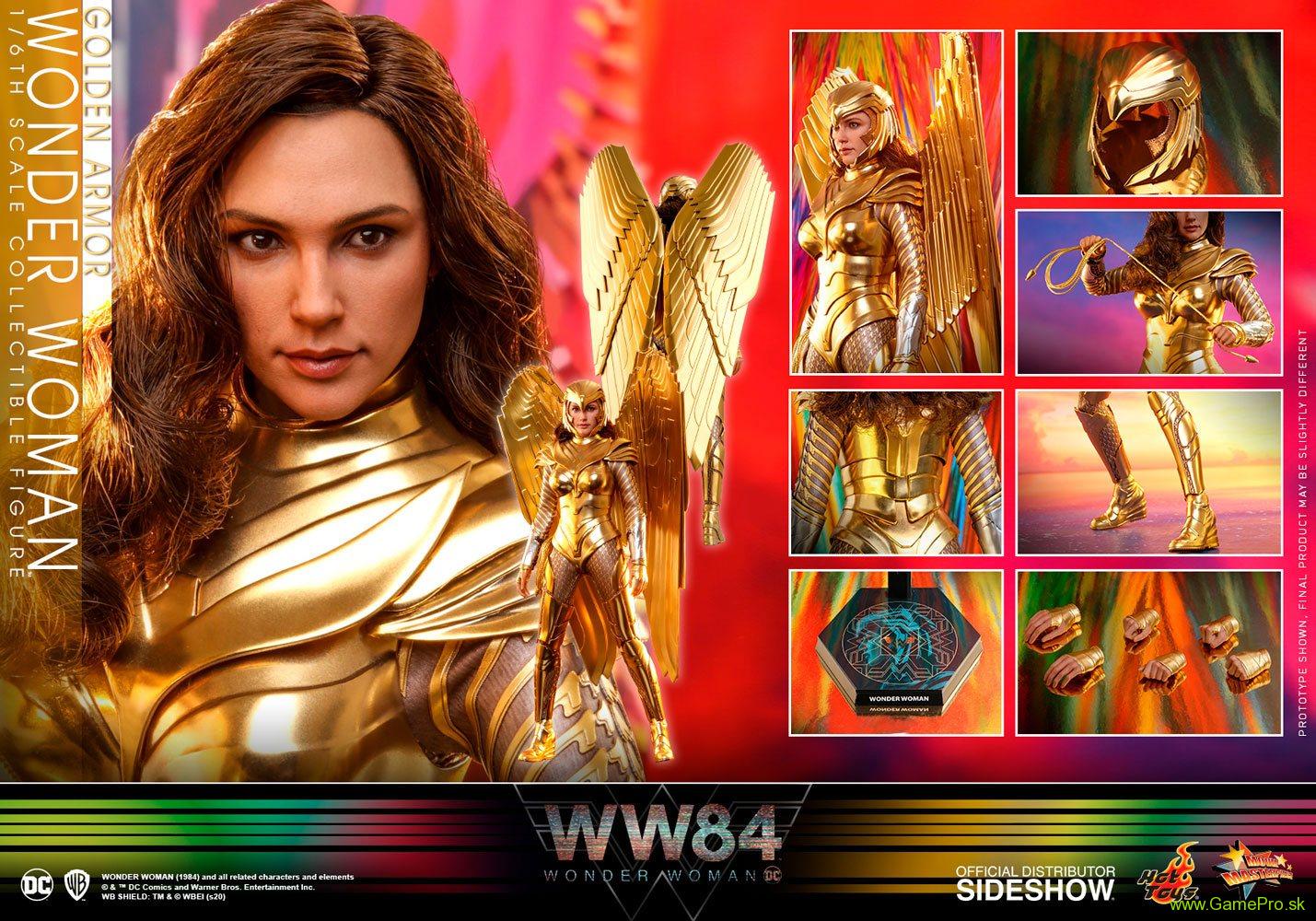 Wonder Woman 1984 Movie Masterpiece akčná figúrka 1/6 Golden Armor Wonder Woman 30 cm