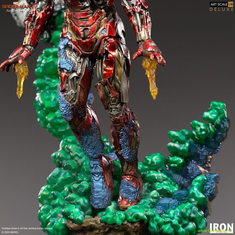 Spider-Man Far From Home BDS Art Scale Deluxe socha 1/10 Iron Man Illusion 21 cm