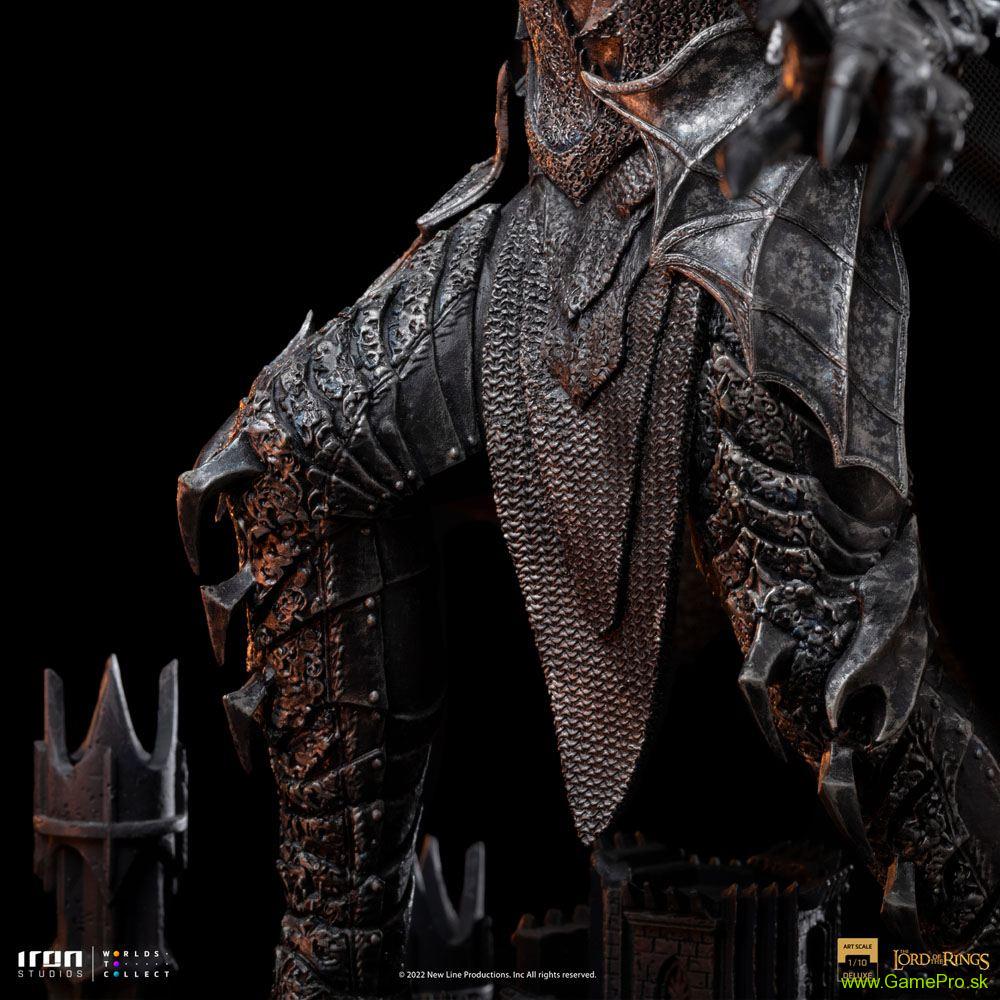 Lord Of The Rings Deluxe Art Scale socha 1/10 Sauron 38 cm