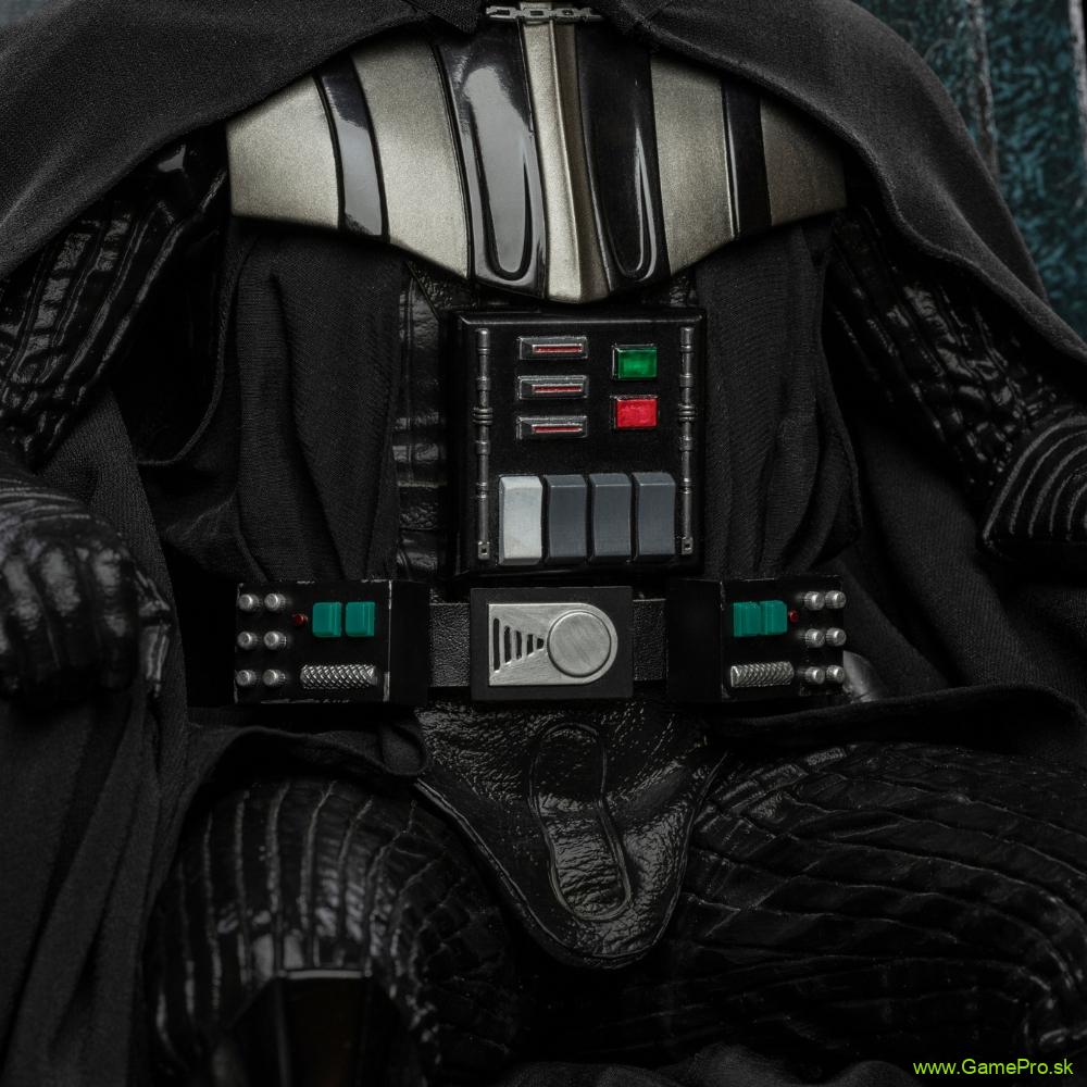 Star Wars Art Scale socha 1/10 Darth Vader on Throne 18 cm