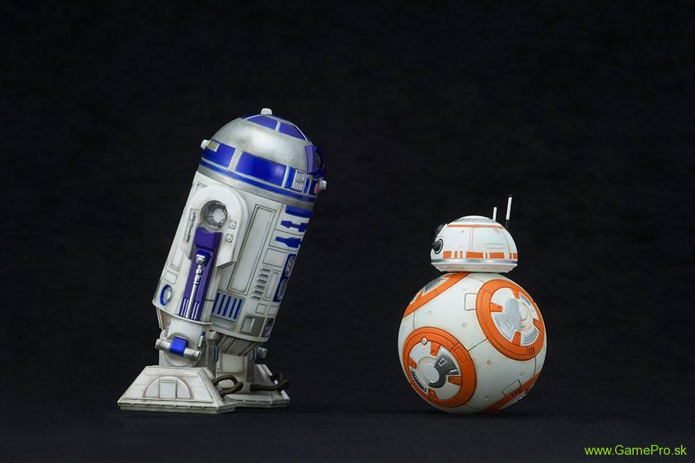 Star Wars Episode 7 PVC Statue 3-Pack 1/10 C-3PO and R2-D2 and BB-8