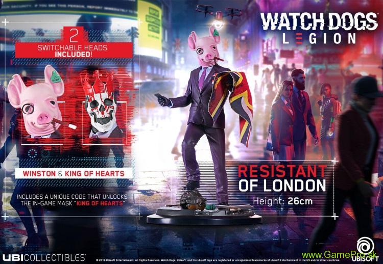 Watch Dogs Legion PVC socha Resistant Of London 26 cm