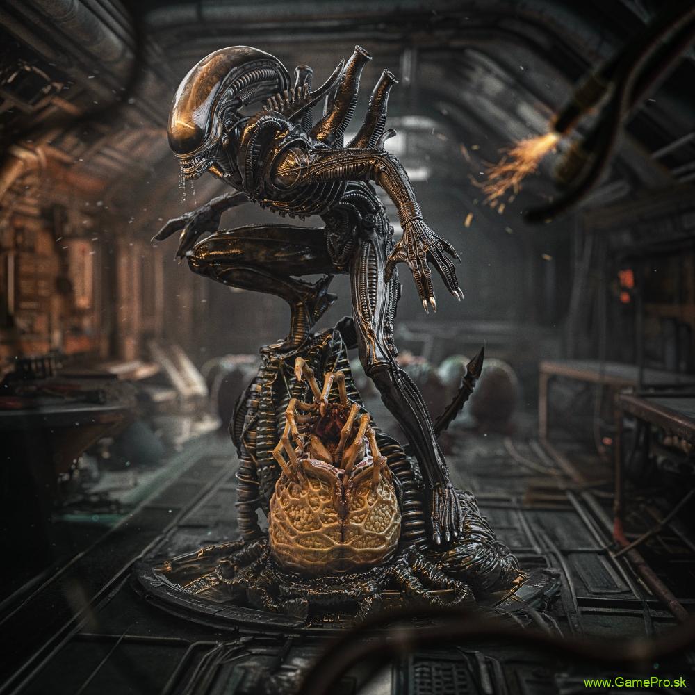 Alien Art Scale socha 1/10 Big Chap 24 cm