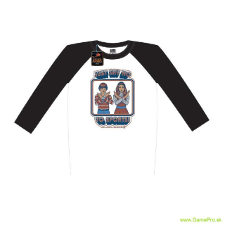 Steven Rhodes Raglan Baseball - Just Say No To Sports (tričko s dlhým rukávom)
