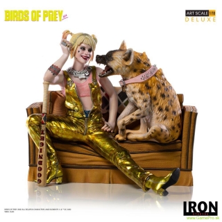 Birds of Prey Deluxe Art Scale socha 1/10 Harley Quinn and Bruce 13 cm