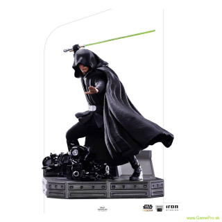 Star Wars The Mandalorian BDS Art Scale socha 1/10 Luke Skywalker Combat Version 24 cm