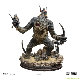 Book of Boba Fett Demi Art Scale socha 1/20 Boba Fett and Rancor 38 cm