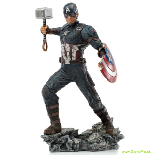 Infinity Saga BDS Art Scale socha 1/10 Captain America Ultimate 21 cm