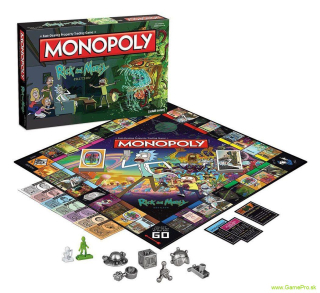 Rick and Morty stolová hra Monopoly (English Version)