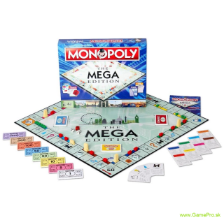 Mega Edition stolová hra Monopoly (English Version)