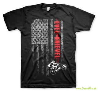 Evel Knievel Flag (T-Shirt)